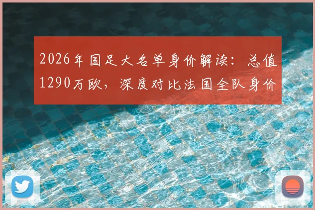 2026年国足大名单身价解读:总值1290万欧,深度对比法国全队身价差距